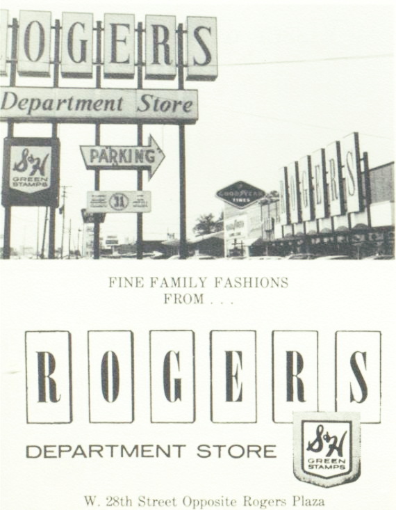 Rogers Plaza - From Vintage Yearbook